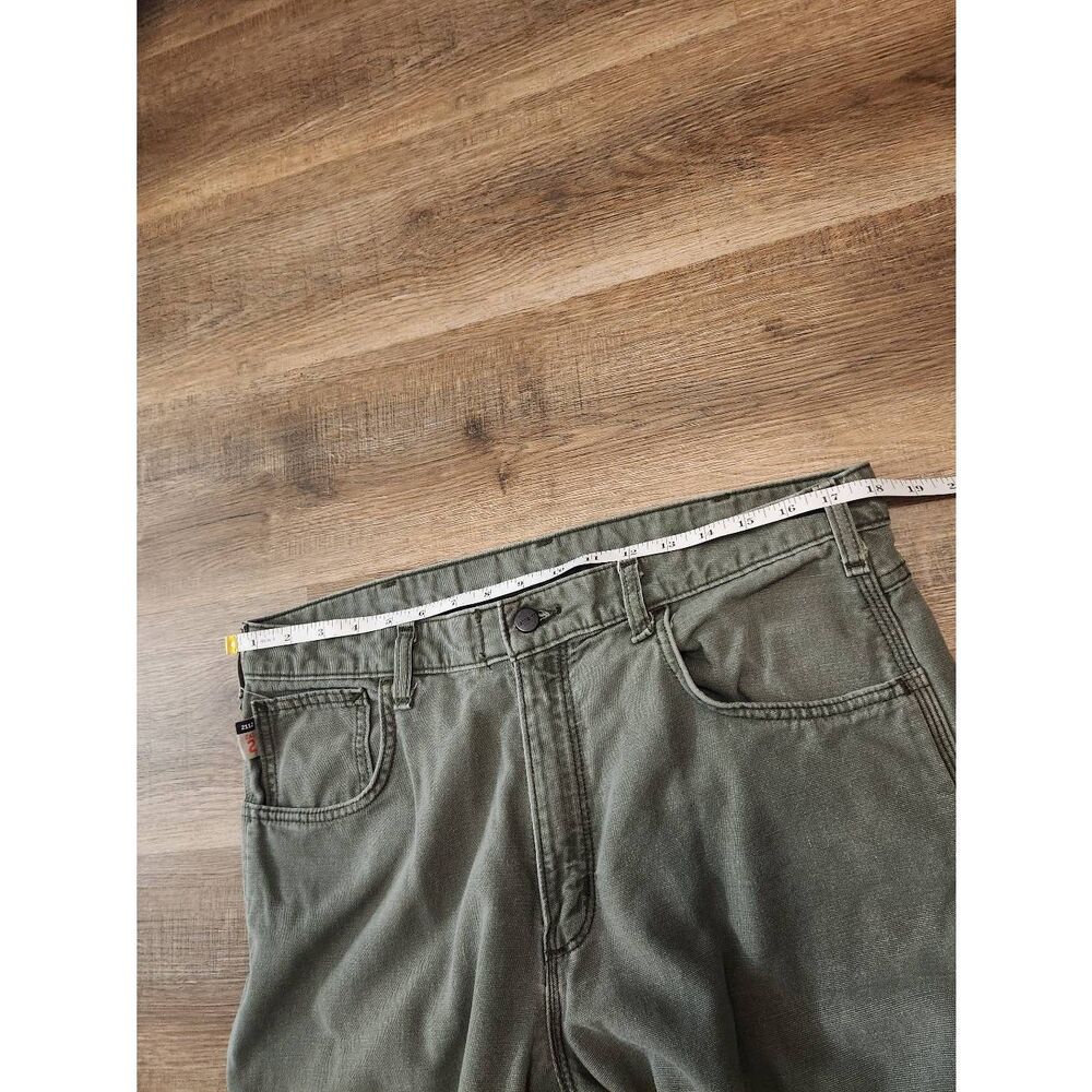 Carhartt FR Flame Resistant Canvas Utility Pants mens size 35x34 cargo pocket - Picture 3 of 11
